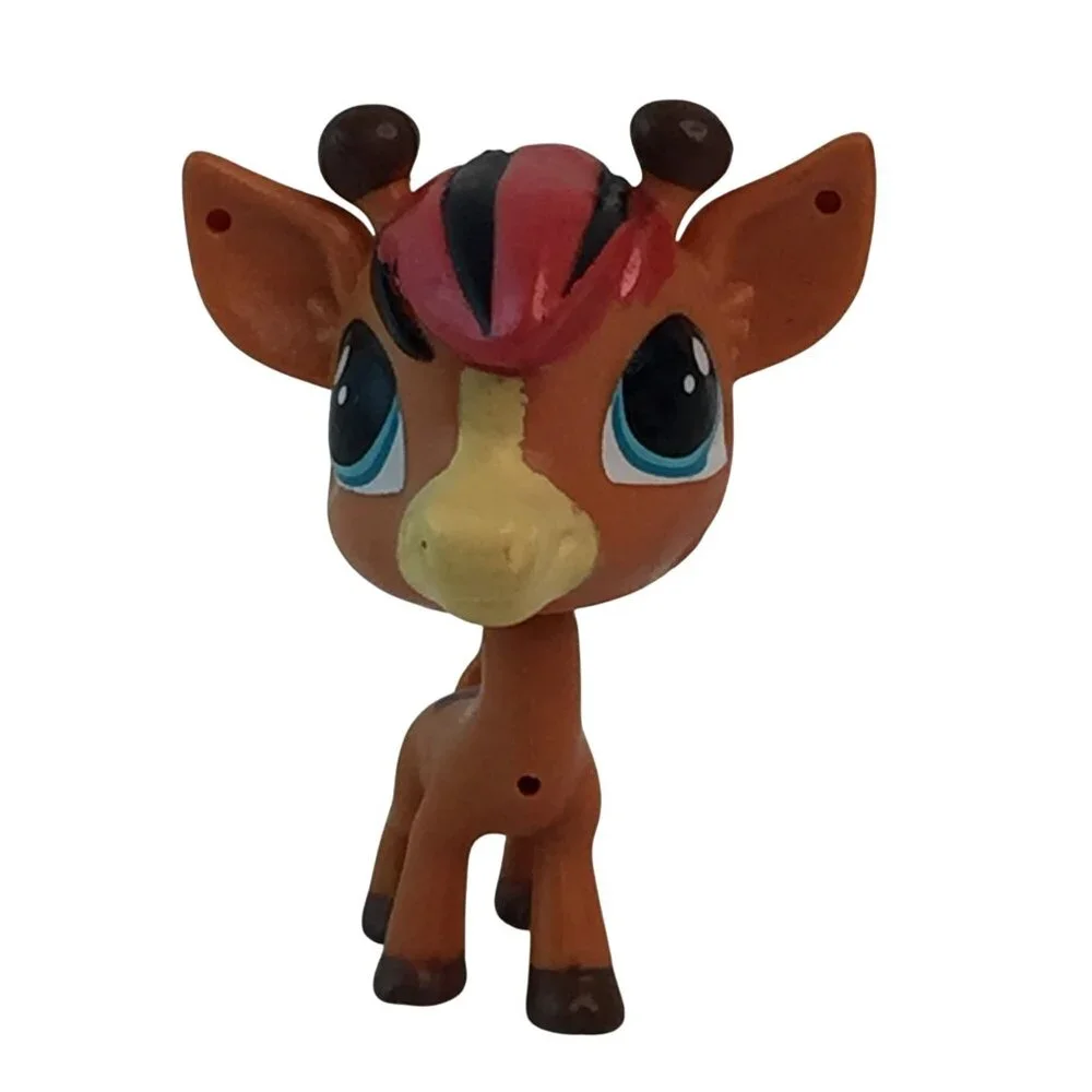 Littlest Pet Shop LPS 303‎ Twizzle Tallwater Giraffe 943 Green Star Eyes Giraffe